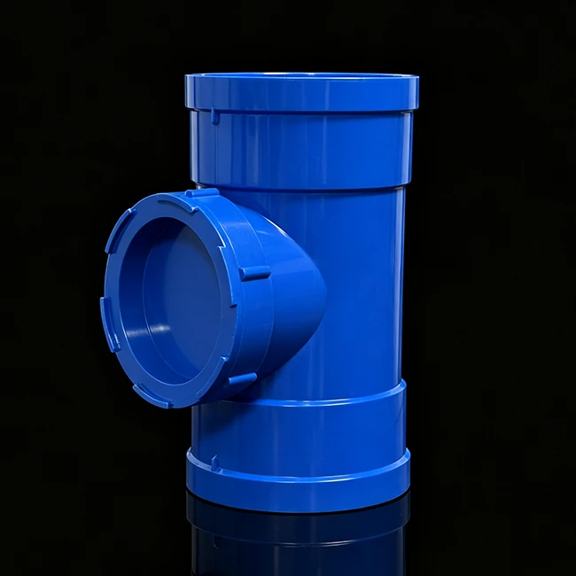 Modrý inšpekčný port PVC